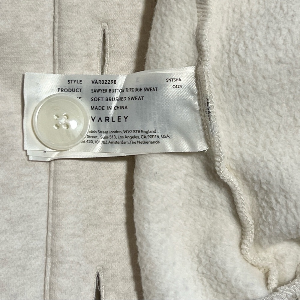 Varley Sawyer Jacket Cardigan Sweatshirt - Picture 14 of 16
